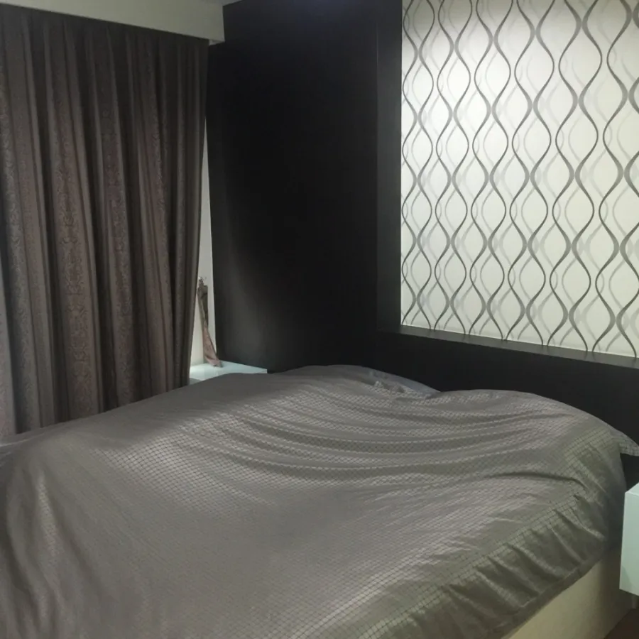 Urgent sale !! Condo Lumpini Place Rama 9-Ratchada, corner room, good view, fully furnished, do not miss !!