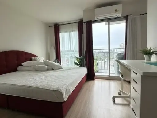 For rent: Lumpini Ville Chaengwatthana Pakkret, ready to move in, fully furnished, affordable price, reserve now!