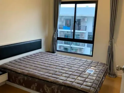 Condo for rent, iCondo, Sukhumvit 105, pool view, furniture + complete electrical appliances, book now!