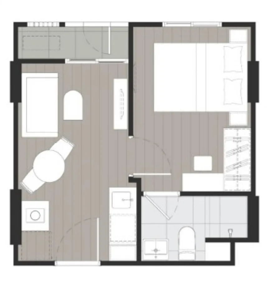 ขายดาวน์ นิว คอร์ คูคต ห้องแบบ single wall private มากๆ ราคาดีเวอร์ บอกเลยว่าอย่าพลาด