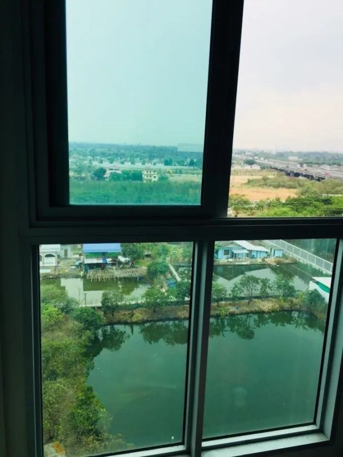 For sale, for rent!! Condo A Space Me Bangna, 8th floor, fully furnished, shady view, private, don't miss it!!