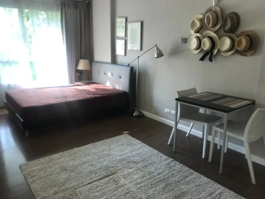 For sale/rent, D Condo Sathupradit 49, corner room, garden view, fully furnished, affordable price, don't wait!