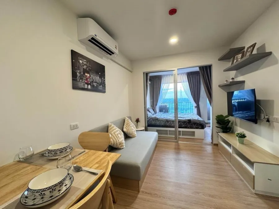 For rent: Sena Eco Town Rangsit Station, 7th floor, fully furnished room, nice to live in, reserve now before it's gone, hurry!