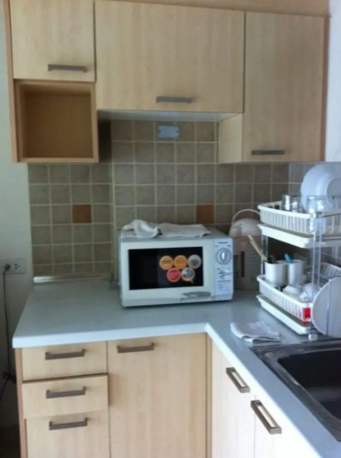 Condo for rent, Lumpini Ville Phahon-Suthisan, 16th floor, clear city view, beautiful room, fully furnished. ready to move in