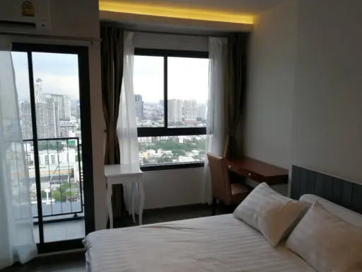 For rent, Ideo Sukhumvit 93, high floor, beautiful view, can't miss it.