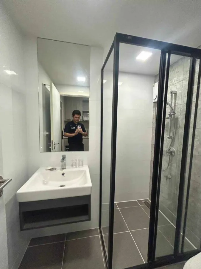 For rent: Atmoz Tropicana Bangna, ready to move in, furnished, complete with electrical appliances. Hurry and reserve now, don't delay.