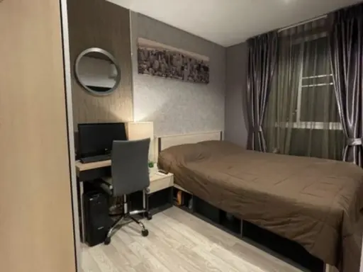 Plum Condo for sale, Chokchai 4, ready to move in, fully furnished, comes with full facilities Hurry up and buy it, don't wait.