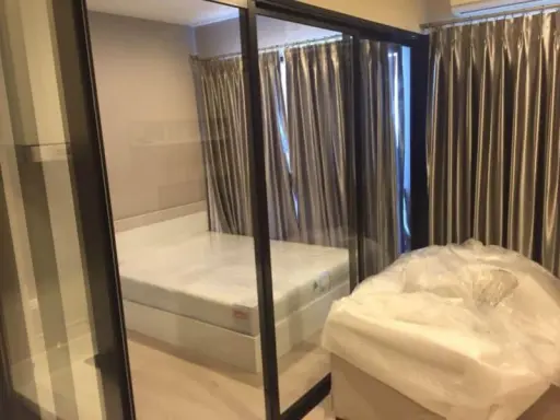 For rent Condolette Mist Rama 9, beautiful room, fully furnished, ready to move in City view, good atmosphere Don't wait, hurry images