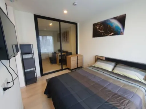 Listen this way! Condo for rent Life Asoke, beautiful room, new, decorated Furniture + electrical appliances complete set!! images