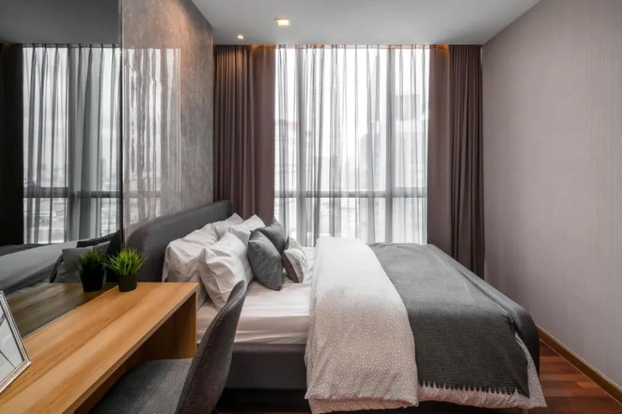 For rent Wish Signature Midtown Siam, beautiful room, luxurious decoration, very high class, fully furnished and electrical appliances, book now.