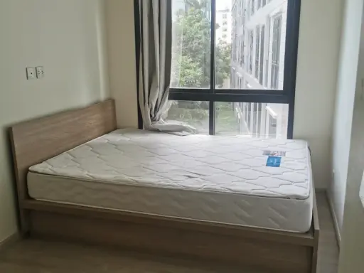 For rent Maestro 03 Ratchada - Rama 9, corner room, privacy, comes with full facilities, book now.