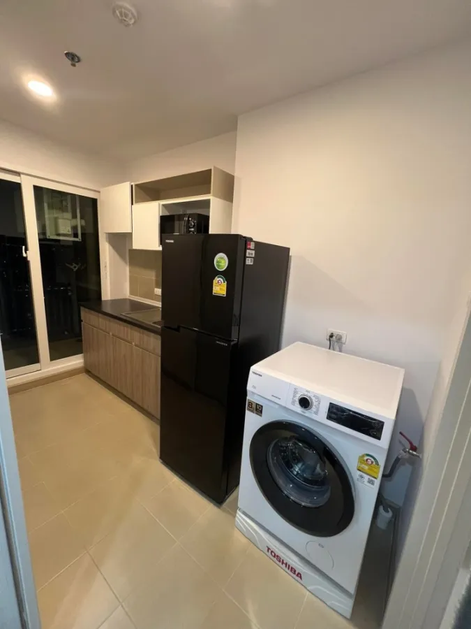 For rent - Supalai Veranda Ramkhamhaeng, spacious room, comfortable, 20th floor, high view, complete here, hurry and reserve.