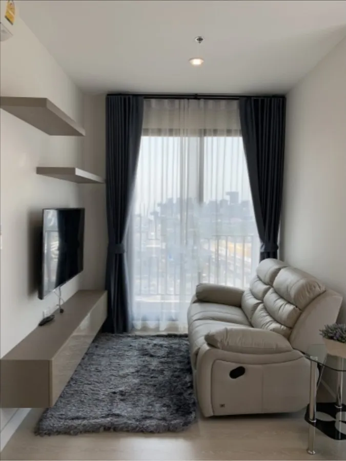 For rent!! The Niche Condo, Thonglor-Phetchaburi, 23rd floor, corner room, beautiful room, fully furnished, ready to move in, book now!!