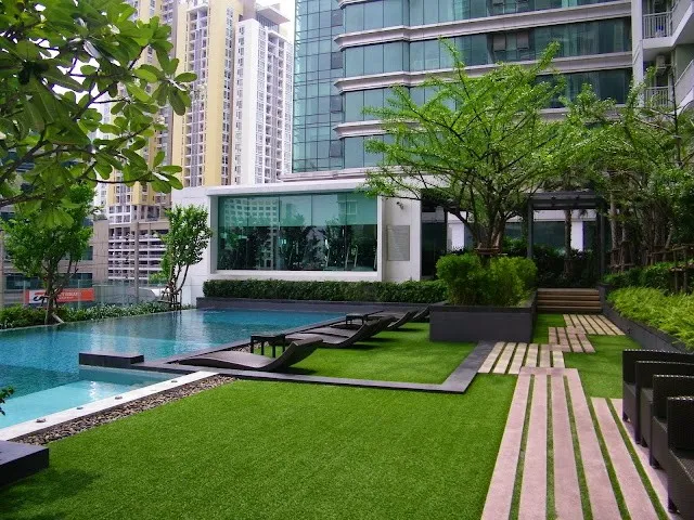 Urgent sale, The Parkland Grand Asoke-Phetchaburi, fully furnished, convenient to travel, do not hesitate, hurry