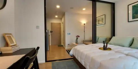 KAVE TOWN SHIFT CONDO ให้เช่า ตู้เสื้อผ้าขนาดใหญ่ built-in ตกแต่งอย่างดี จองแล้วจะไม่เสียใจ