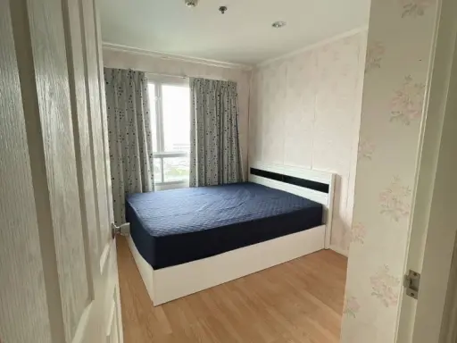 For rent!! Condo Lumpini Ville Lasalle-Bearing, 12th floor, Building A, city view, fully furnished, ready to move in. Don't miss it!!