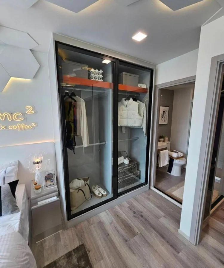 Down payment for sale, Kave Luminous Bangmod, Building A, front, 5th floor, pool view, corner room, cool and comfortable room, hurry and book now.