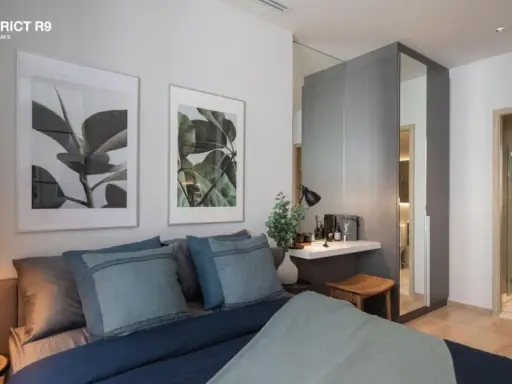 ขายดาวน์ โนเบิล นิว ดิสทริค อาร์ไนน์ Fully Furnished ทำเลทองพระราม 9 วิวโล่งไม่ block ต้องจองแล้ว images