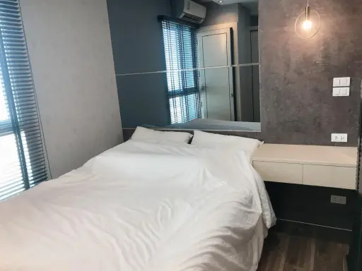 Condo for rent, A Space Me Bangna, next to Mega Bangna, 15th floor, good view, ready to move in. Hurry up to reserve before it's gone!!