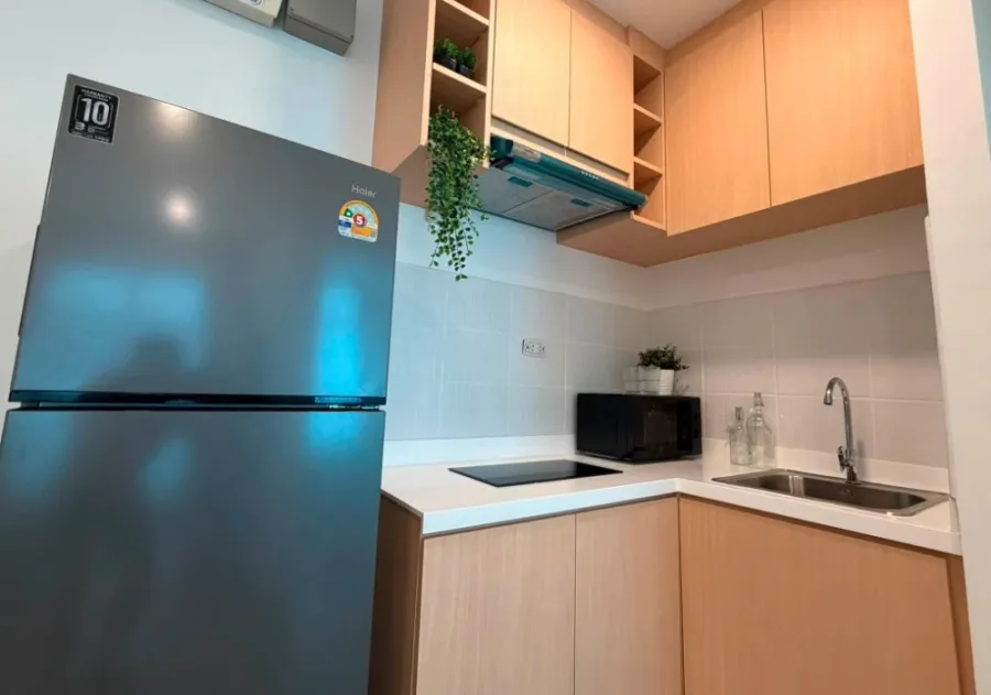 ขาย Centric Scene Sukhumvit 64 ห้องมุมกว้างขวาง ได้ความเป็นส่วนตัวสูง ตกแต่งสไตล์มินิมอลมูจิ พื้นลายก้างปลา รีบจองเลย