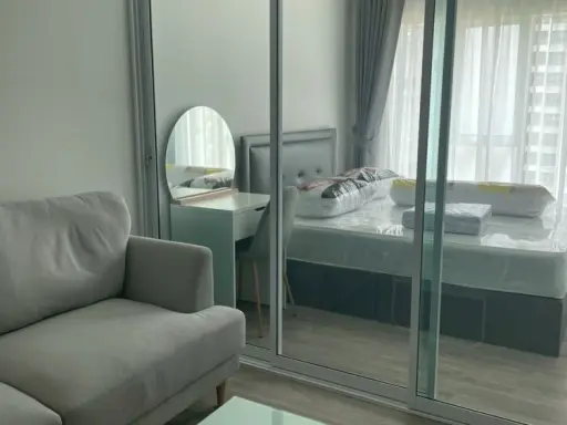 ให้เช่า Regent Home Bangna ชั้น 11 ห้องกั้นเป็นสัดส่วน แต่งครบ น่าอยู่ จองเลย ห้ามพลาด