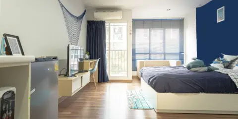ให้เช่า ด่วน!! คอนโด ไมอามี่ บางปู วิวสวน เฟอร์นิเจอร์เครื่องใช้ไฟฟ้าครบ หิ้วกระเป๋าเข้าอยู่ได้เลย!!