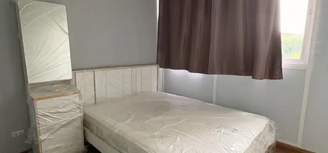 ขายคอนโดแต่งครบพร้อมอยู่ 28.83 ตร.ม. อาคาร A ชั้น 2 แอร์ 2 เครื่อง+เฟอร์นิเจอร์ครบชุด ทำเลดีพระราม 9-หัวหมาก ใกล้ Airport Link | ✨ Bliz Condominium Ra images