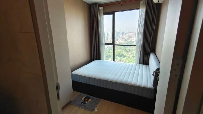 Condo for sale rent, Lumpini Suite Phetchaburi-Makkasan, high floor, beautiful view, Baiyoke Tower view, Central World, don't miss it.