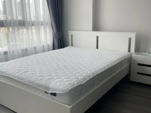 For rent: Ideo Chula Samyan, white room, comfortable to the eye, spacious, fully decorated, ready to move in. If you don't book, you'll really miss ou images