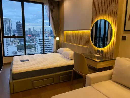 ปล่อยเช่า คอนโด Ideo Q Victory ห้องstudio 29 ตร.ม. ชั้น 20 ตกแต่งสวย เฟอร์นิเจอร์ครบ พร้อมเข้าอยู่ images