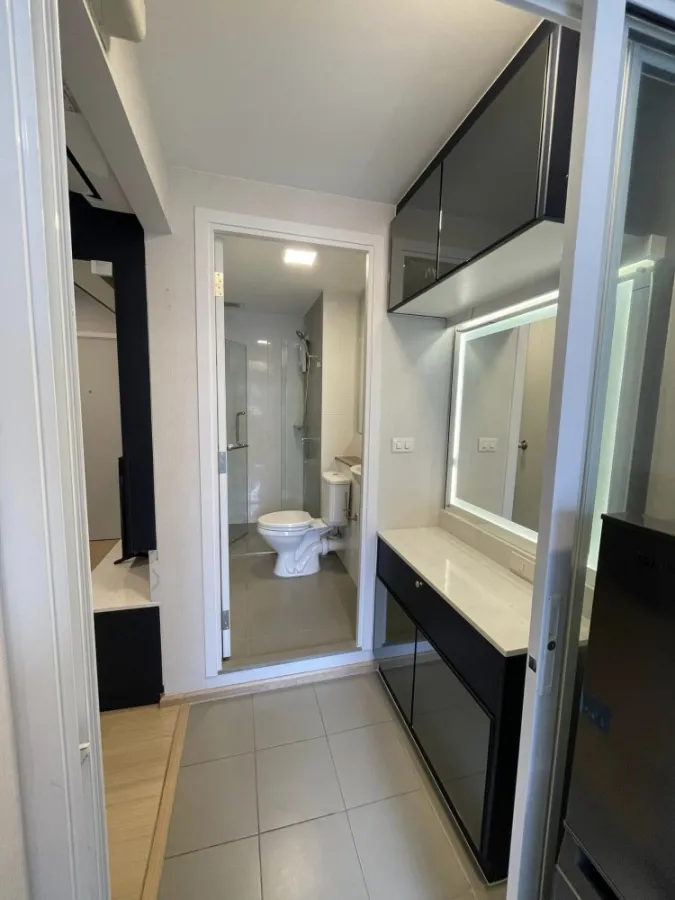 For rent, Plum Condo Rangsit Alive Phase 2, 5th floor, Building A, pool view, beautiful room, nice to live in. Hurry and reserve now. Don't wait.