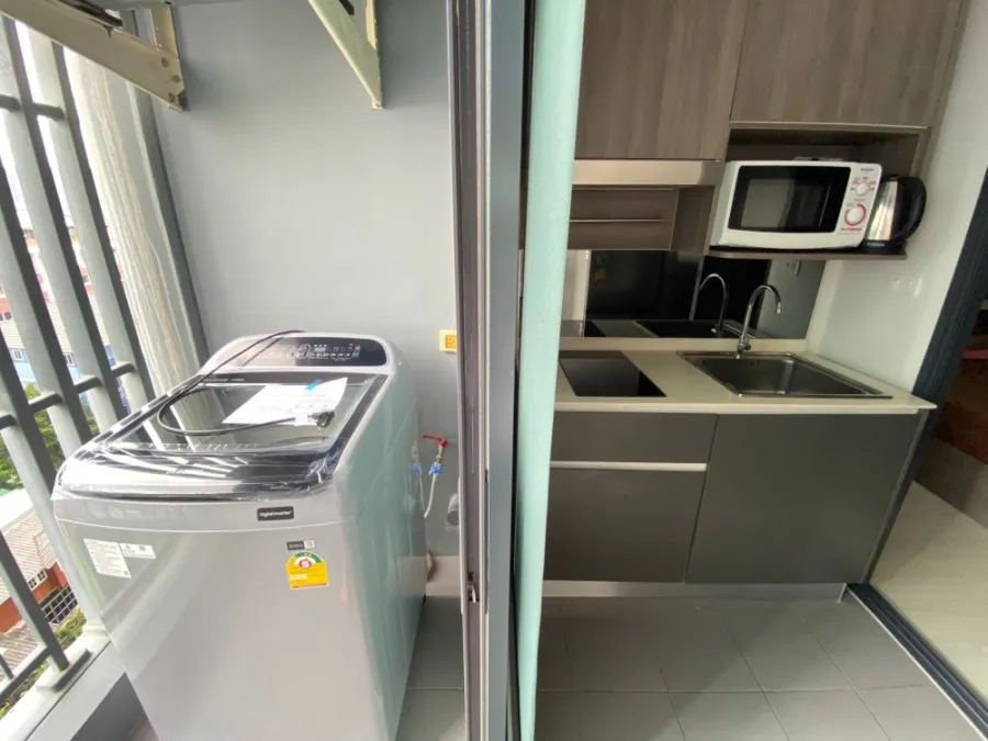 For rent, Ideo Thapra Interchange, the partition room is proportional. ready to move in You can't miss this price. Hurry up to reserve now.