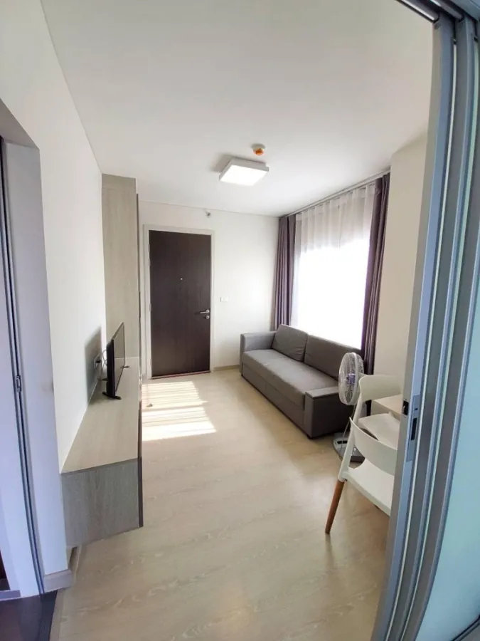 Condo for rent, Niche ID @ Pak Kret Station, nice room, 12th floor, has a beautiful view, say you must not miss it.