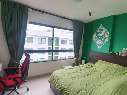 Condo for rent Grene Don Mueang-Songprapha The room is divided into proportions, has a wide room, a lot of usable space, hurry to reserve. images