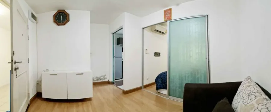 For rent Den Vibhavadi Condominium The room is ready, the price is not strong, comes with full facilities, hurry to reserve