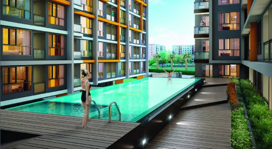 ขาย คอนโด เดอะคิวบ์ พลัส มีนบุรี ห้องมุม ชั้นสูง ทำเลดี ห้ามพลาด