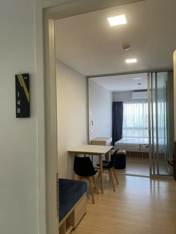 Plum Condo Rangsit Alive 1 for rent, 5th floor, unobstructed view, fully furnished. Book now! Don't miss out!