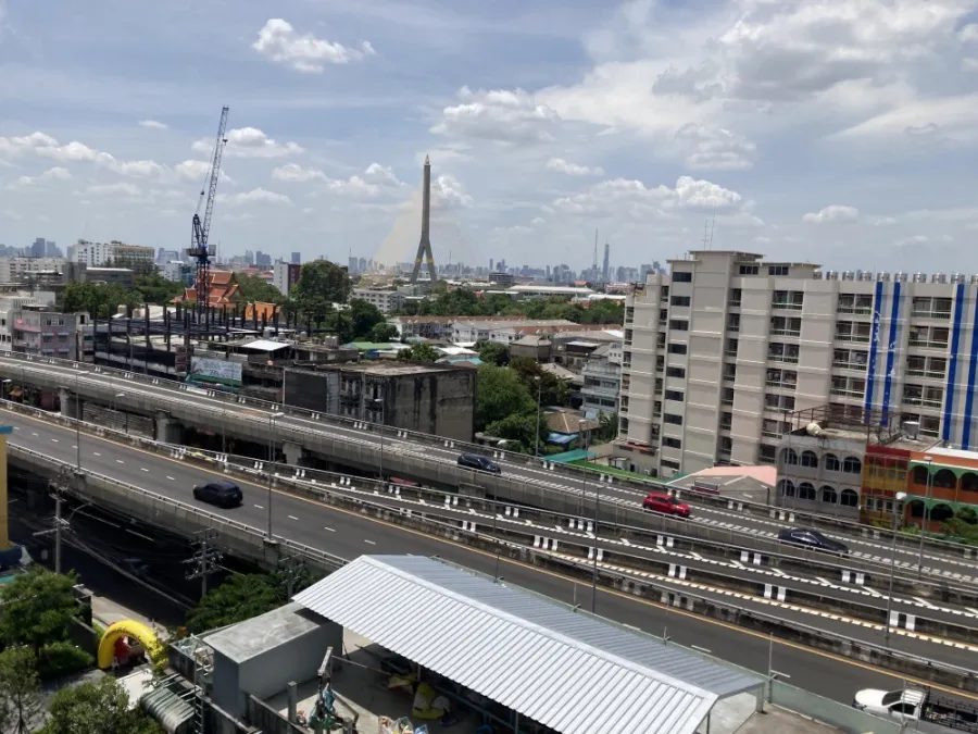ขายดาวน์ คอนโด ชีวาทัย ปิ่นเกล้า วิวสะพานพระราม 8 ส่วนกลางครบครัน เดินทางสะดวก