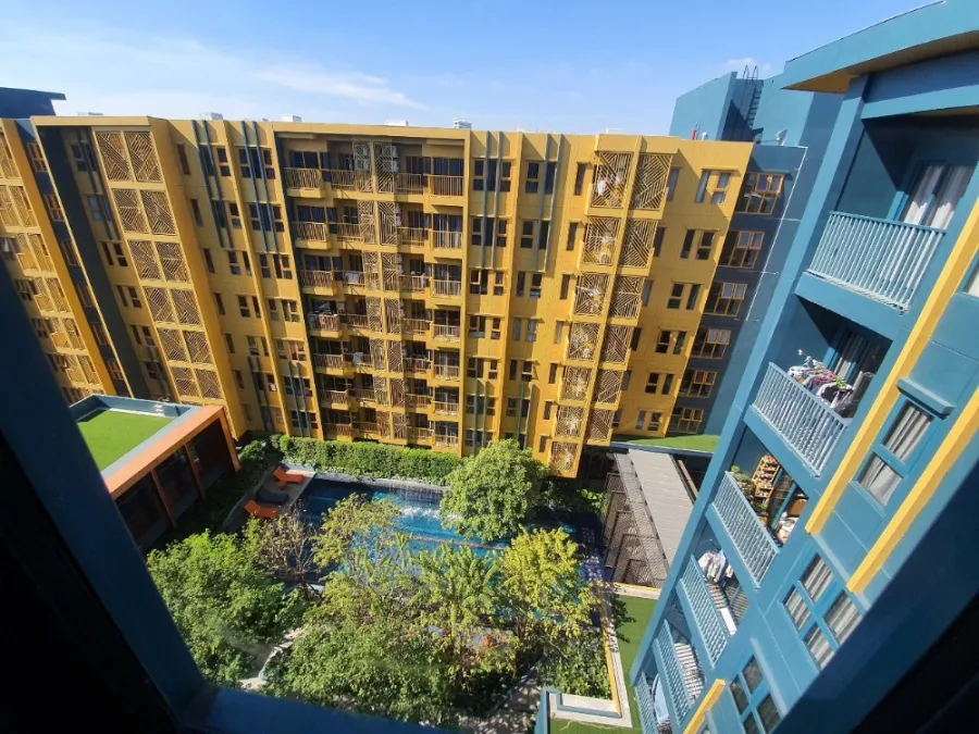 Condo for sale, rent, The Base Sukhumvit 50, new room, 8th floor, Building A, pool view, ready to move in, don't miss it!!