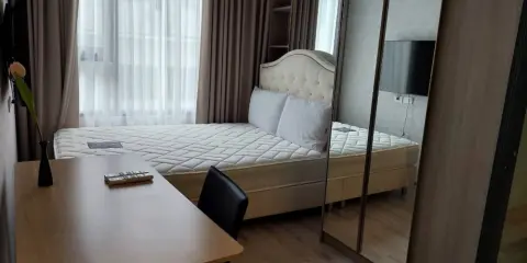 ปล่อยเช่าคอนโด ไนท์บริดจ์ เกษตร โซไซตี้ คอนโดใหม่ ห้องมุม ชั้น2 ตกแต่งพร้อมเข้าอยู่ ราคาไม่แรง ด่วน