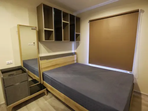 For rent, Plum Condo Central Station, 24th floor, beautiful central view. Fully furnished. If interested, hurry to move.