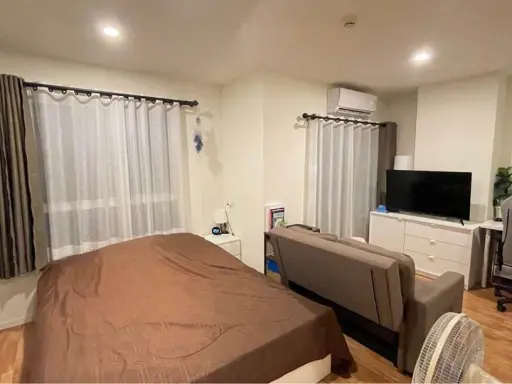 For sale: Lumpini Ville Phra Nang Klao-Riverview, corner room, not crowded, view outside the project, fully furnished, reserve now!