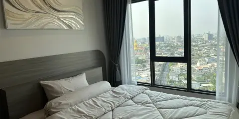 ให้เช่า Regent Home Wuttakat ชั้น 25 วิวองค์พระ ไม่ติดลิฟต์ ไม่ติดห้องขยะ ตกแต่งครบครัน เข้าอยู่ได้เลย