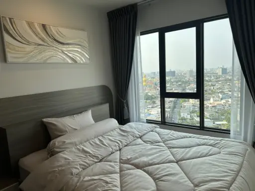 ให้เช่า Regent Home Wuttakat ชั้น 25 วิวองค์พระ ไม่ติดลิฟต์ ไม่ติดห้องขยะ ตกแต่งครบครัน เข้าอยู่ได้เลย
