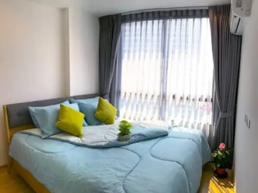 Condo for rent, Artemis Sukhumvit 77, west side, swimming pool and city view, beautiful room, fully furnished.