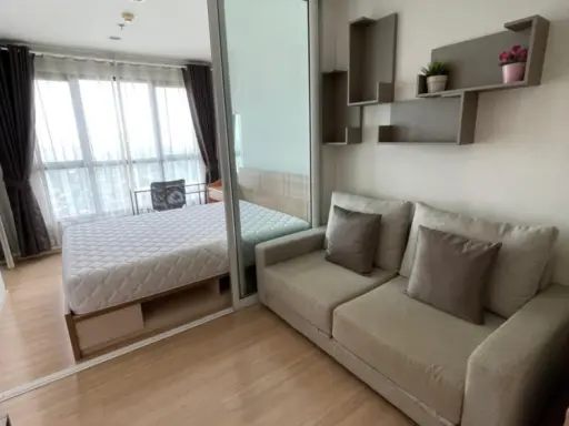 Sell The Base Chaengwattana, north view, golden city view, no tall buildings blocking well ventilated You can reserve first. You can stay first.