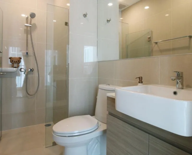 For Rent Noble Revolve Ratchada, garden view, furniture and electrical appliances, ready to move in. Do not miss it. Hurry up.
