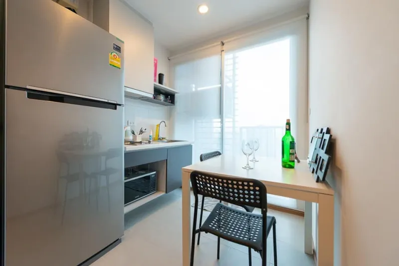 ขายคอนโด The Base Sukhumvit 77 ห้องวิวดีที่สุด ชั้น 28 เฟอร์ครบชุด จองได้เลยจ้า ด่วนๆ