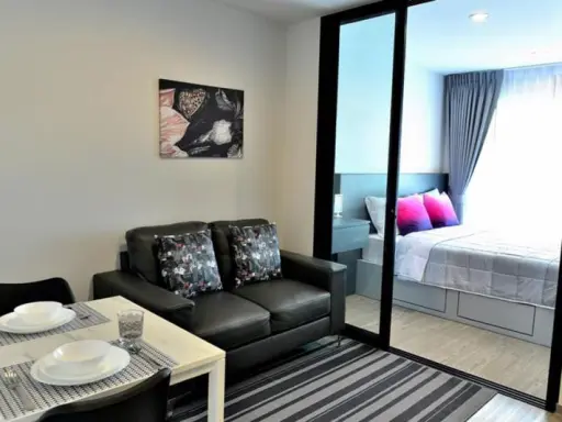 Condo for rent, Regent Home Sukhumvit 97/1, beautiful room, fully furnished, convenient transportation, near bts, move now, don't hesitate