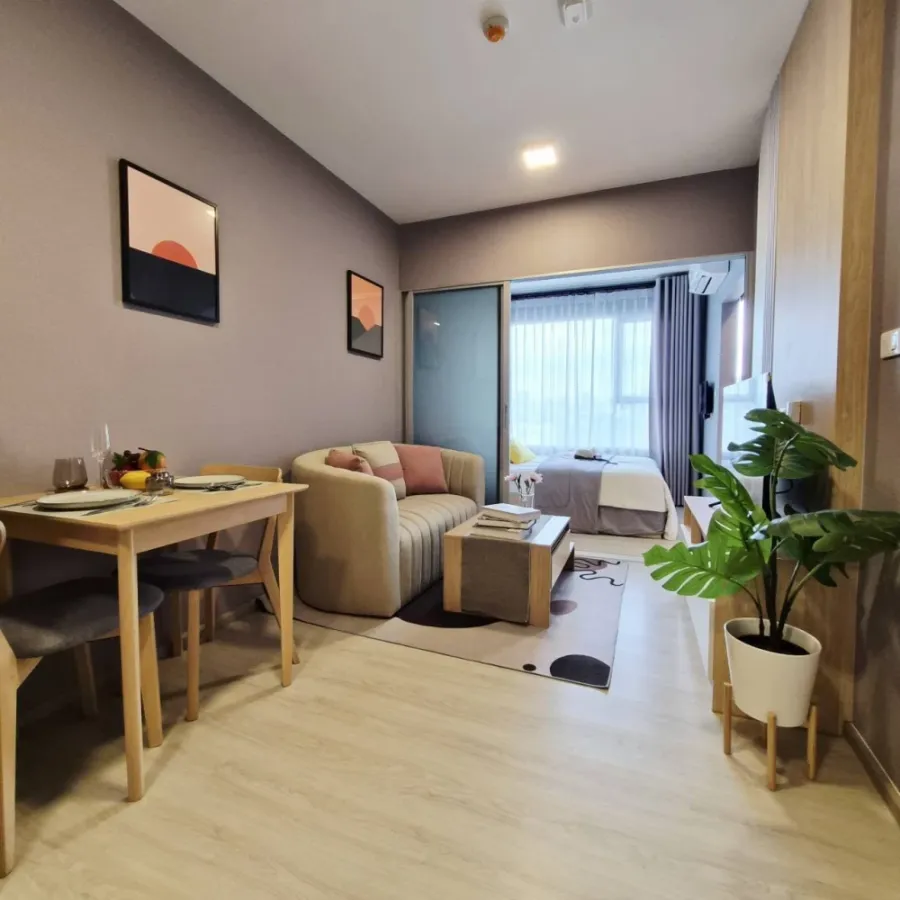 ขาย / ให้เช่า คอนโดพลัม สุขุมวิท 62 ห้องแต่งครบ พร้อมเข้าอยู่